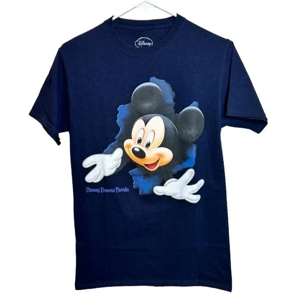 DISNEY Mickey Pop Out Cotton T-Shirt - Picture 1 of 6